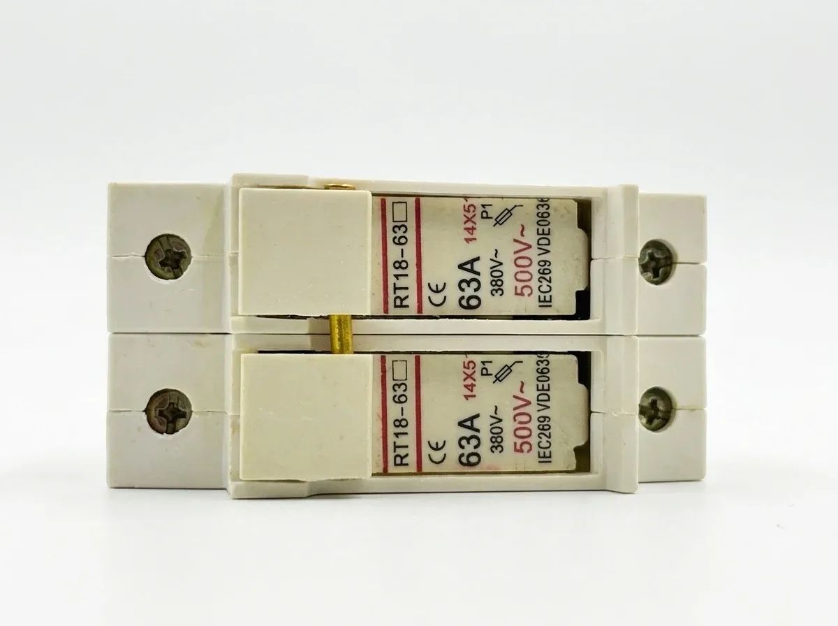 BASES RT18-63 P/FUSIBLES ZR1 (2P) RIEL