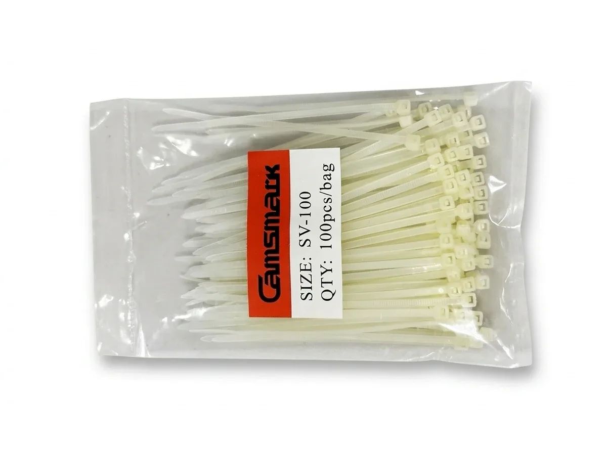 AMARRE PLASTICO BLANCO SV-100  4"X 2.5