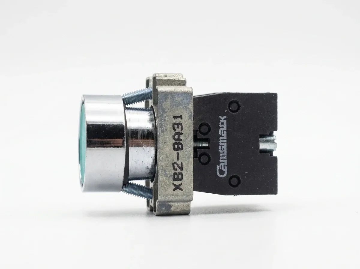 PULSADOR METALICO XB2-BA31 VERDE 22mm