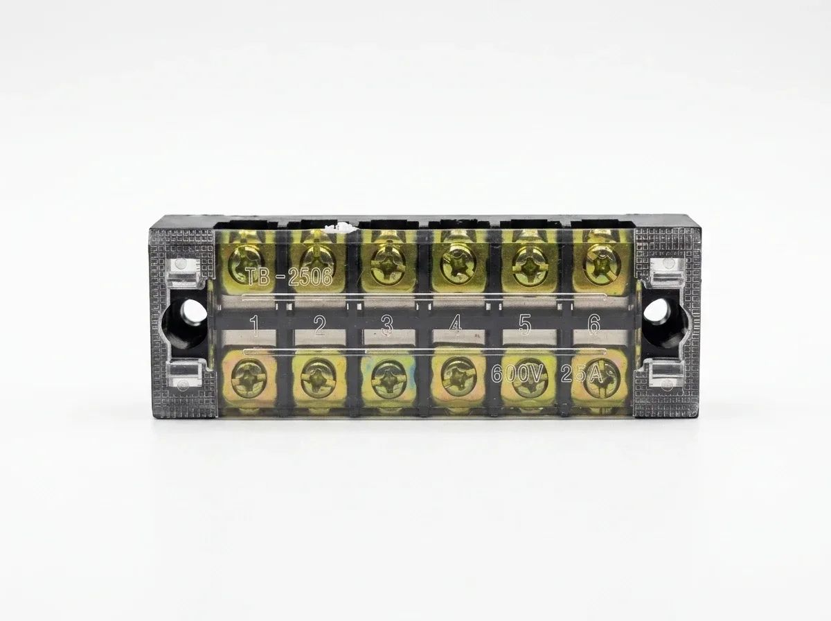 REGLETAS BAKELITA 6 TERM 25A 600V