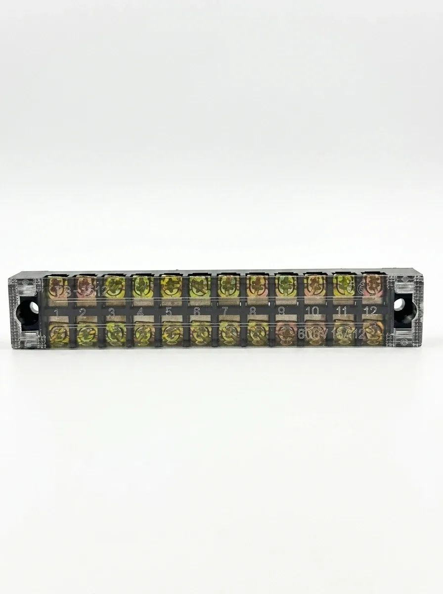 REGLETA BAKELITA 12 TERM 15A TB-1512