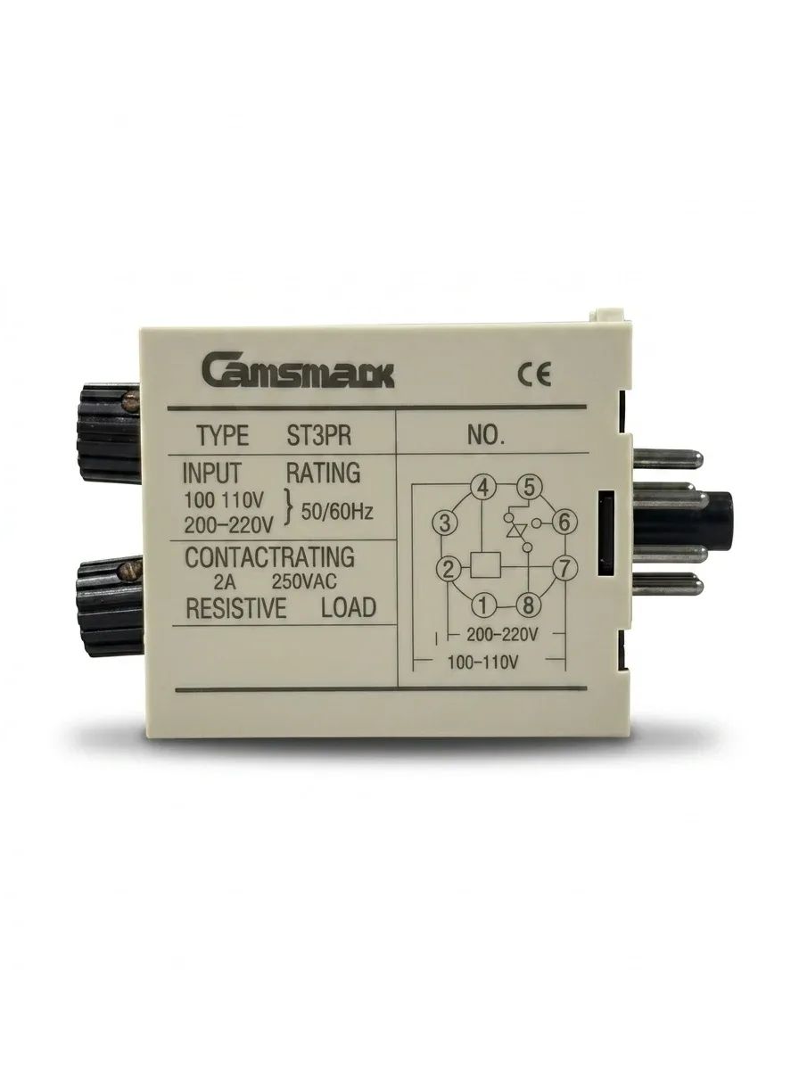 RELE TIMER ON-OFF ON DELAY ST3PR 110/220