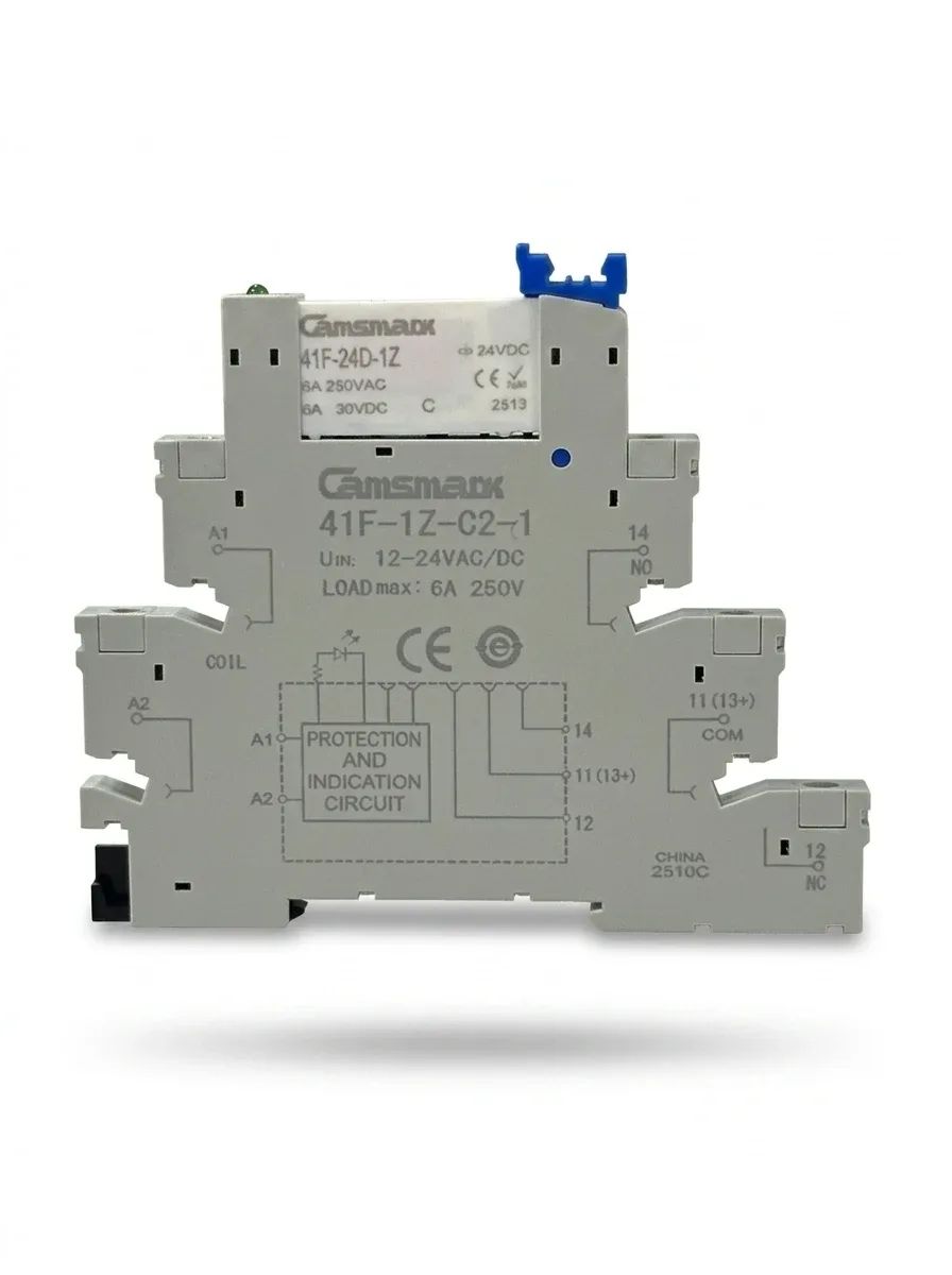 RELE MODULAR C/BASE HF41F 12-24VAC/DC