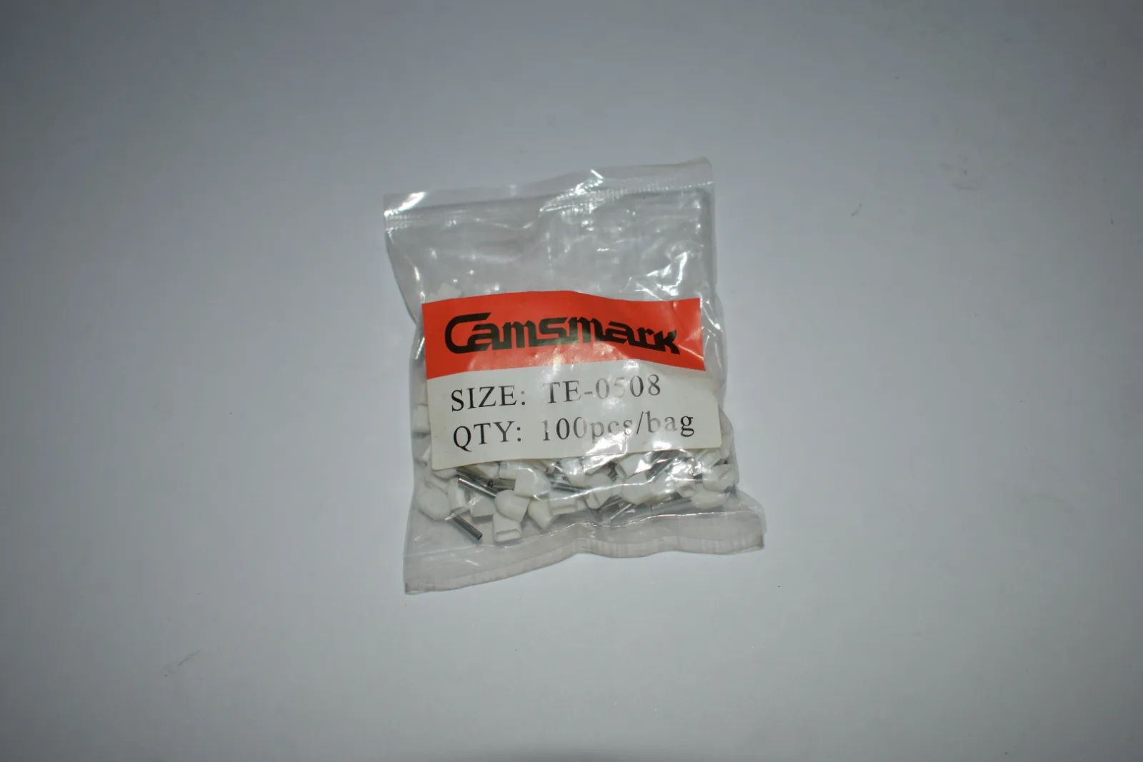 TERMINAL PIN HUECO DOBLE TE-0508 BLANCO