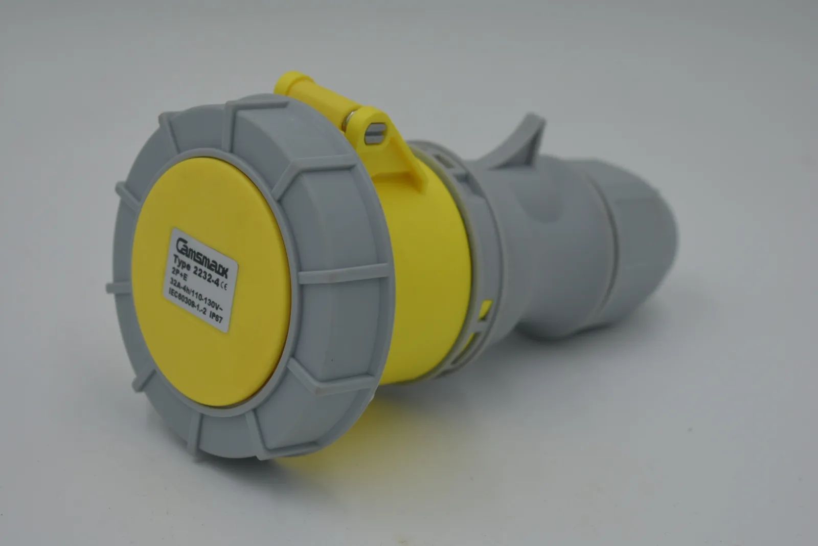 TOMA EXTEN AMARILLO 2232-4 32A 2P/3L IP